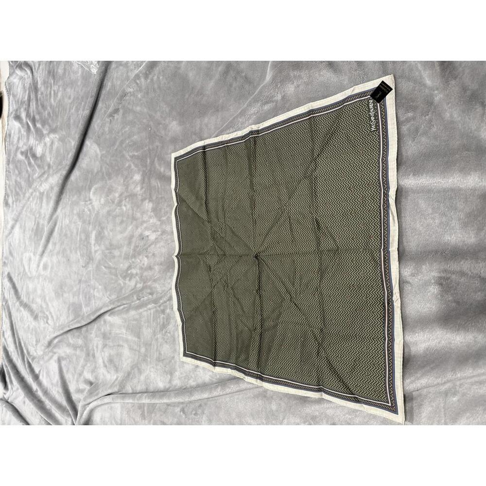 Yves Saint Laurent YSL Patterned Scarf